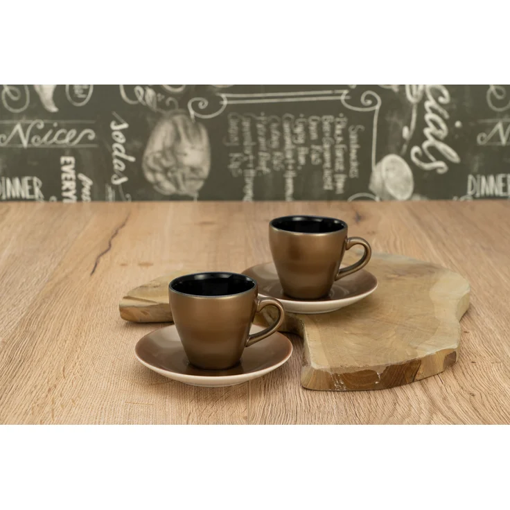 Golden Days Schwarz, Espressoset 4-tlg (mo) – Bild 4