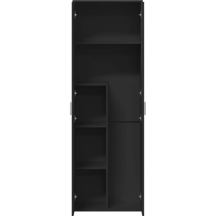vidaXL Highboard Schwarz 60x35x180 cm Holzwerkstoff 3276666 – Bild 7