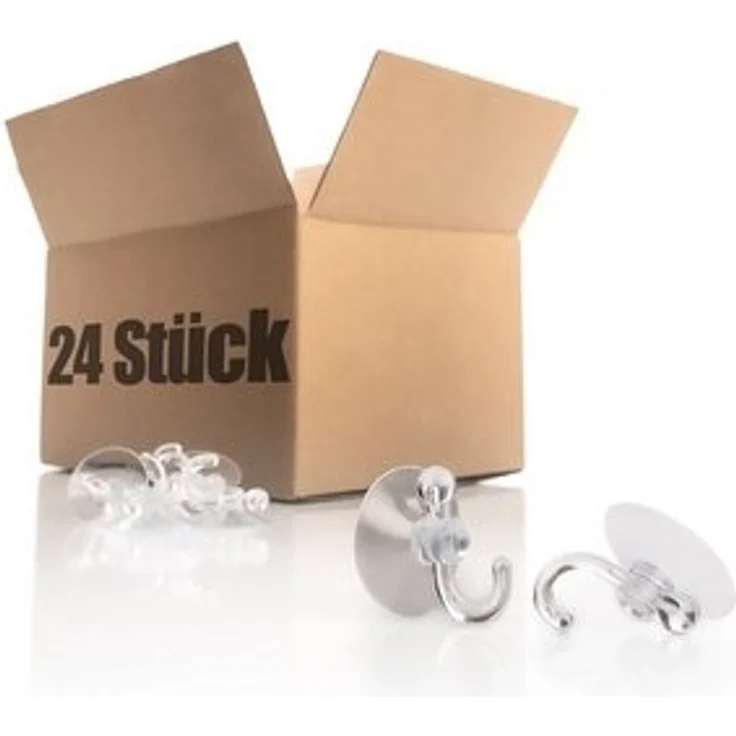 BigDean 40x Saugnapf mit Haken - 30 mm - extra stark - Fenster Saugnoppen Saughaken Saugknöpfe für Lichterketten, Weihnachtsbeleuchtung & Deko – Bild 6