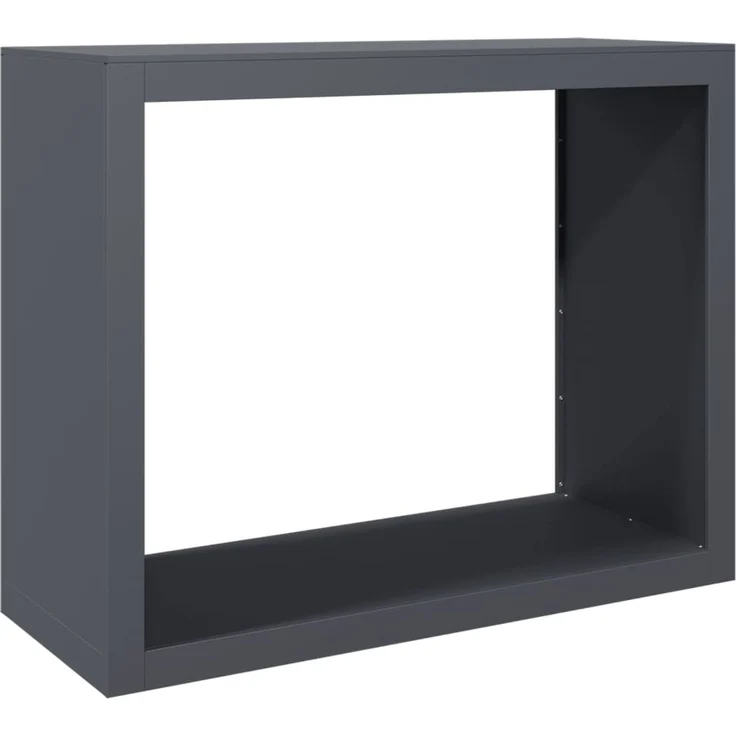 vidaXL Brennholzregal Anthrazit 100x40x80 cm Stahl 850977 – Bild 5