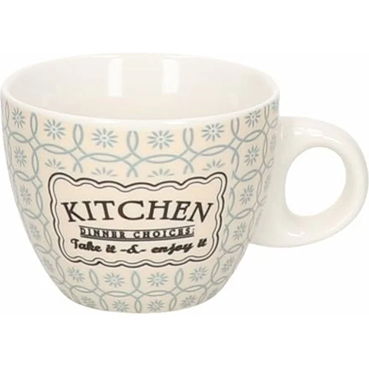 Ritzenhoff & Breker Tasse Ritzenhoff 4er Set Retro Kitchen Espressotasse 80ml Untertasse, Porzellan – Bild 5