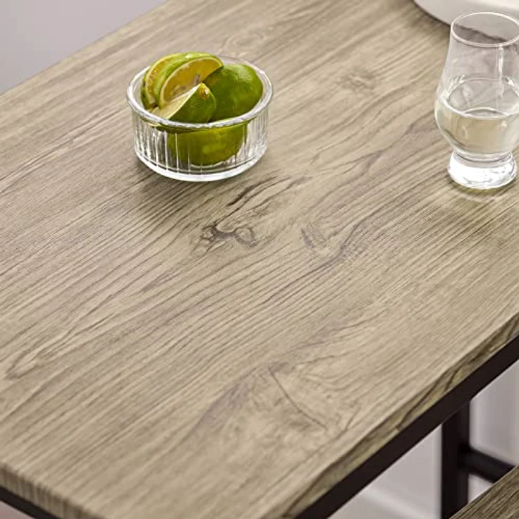 SoBuy Bartisch OGT03, Bartisch Set 3-teilig Esstisch Bistrotisch Balkonmöbel Bistromöbel – Bild 7