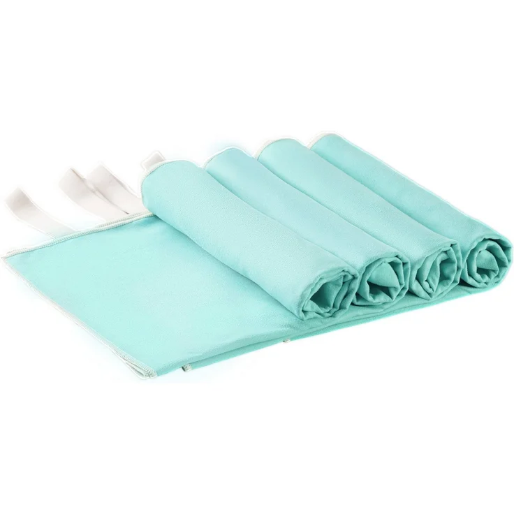 OTTO home Handtücher Leoa, diverse Größen, Sporthandtuch, Reisehandtuch, Strandtuch, Microfaser (4-St), sehr leicht, kompakt, schnelltrocknend, Mikrofaser mit Kontrastnaht – Bild 5