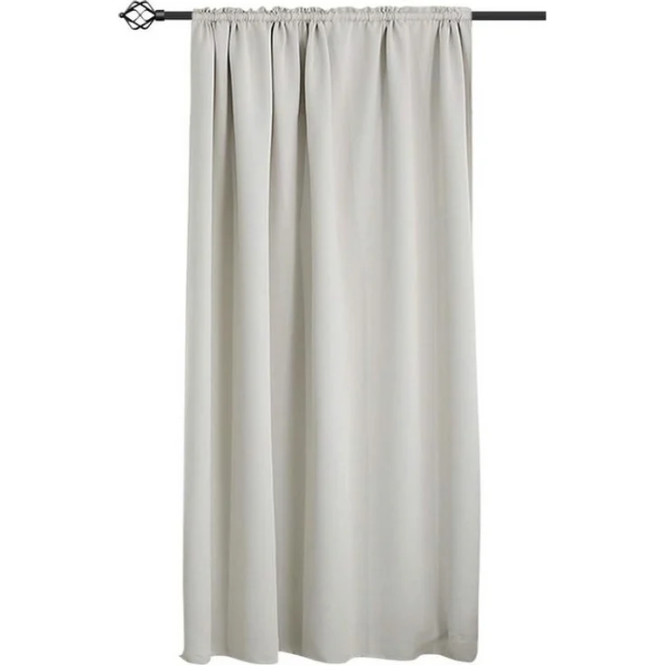 Woltu Gardine (1 St), blickdicht, Blickdicht mit Kräuselband für Schiene, 250 g/m² – Bild 4