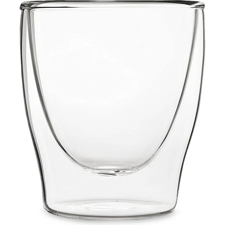 DUOS doppelwandiges Glas 80 ml Thermofunktion inkl. Edelstahl-Löffel Transparent – Bild 7