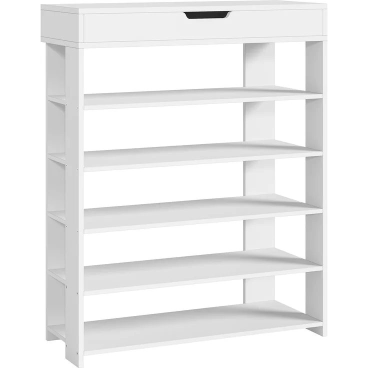 Standregal Boppeelo 94x75x30 cm Weiß [en. casa] – Bild 3