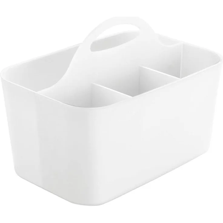 tragbarer Organizer Aufbewahrungsbox Bastel + Näh Material mDesign weiß