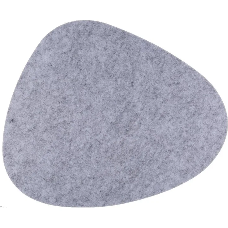 Tischset Kieselstein in grau oder anthrazit 38x34,5 cm aus Filz Platzset grau