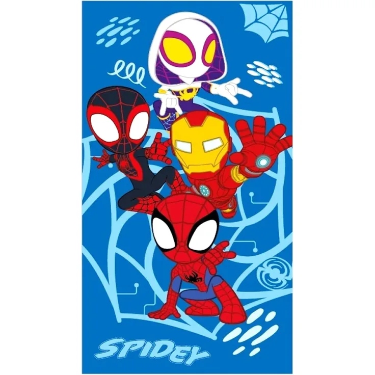 Spidey and Friends Strandtuch – 70x140 cm, 100% Polyester für den perfekten Strandtag