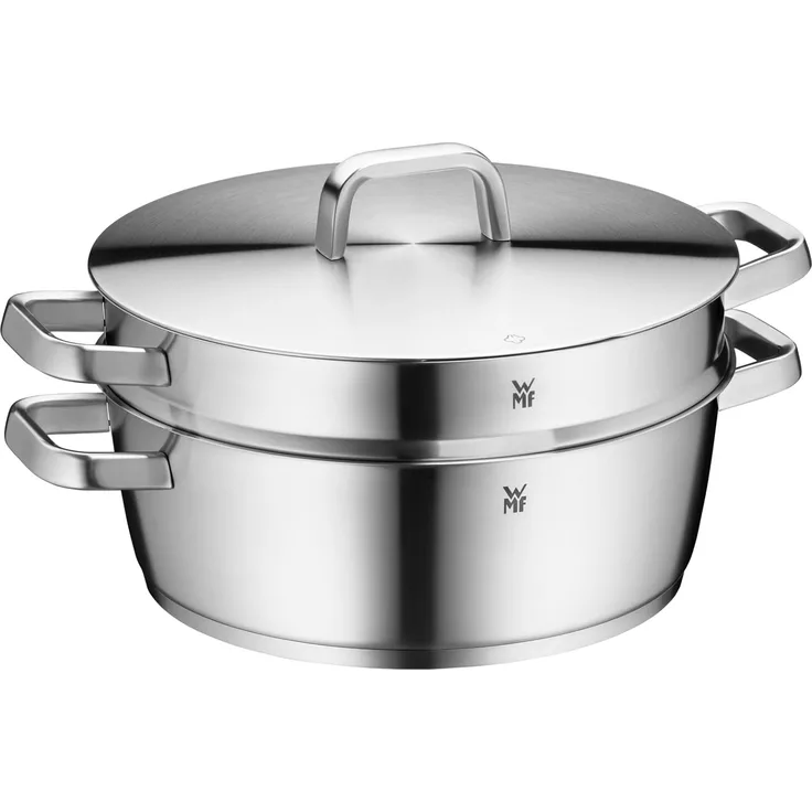 WMF Iconic Bräter mit Dampfgareinsatz, 28 cm