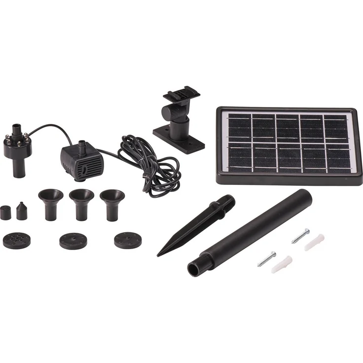 Northpoint Gartenbrunnen Solargartenbrunnen mit LED für Außenbereich – Bild 3