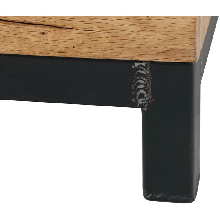 Vitrine Wildeiche 103x40x148 natur geölt VILLANDERS #102 – Bild 4