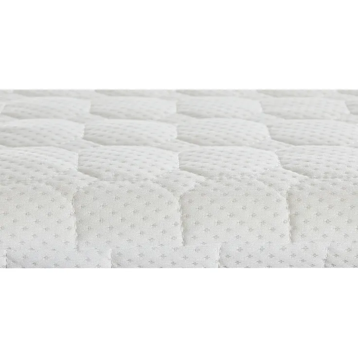 Vente-unique - RAMA Topper Stoff Weiß - B 160 cm x H 5 cm x L 200 cm – Bild 7