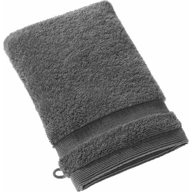 SCHÖNER WOHNEN-Kollektion Waschhandschuh CUDDLY Waschhandschuh, Baumwolle (1-St), 16 x 21 cm in Grau – Bild 3