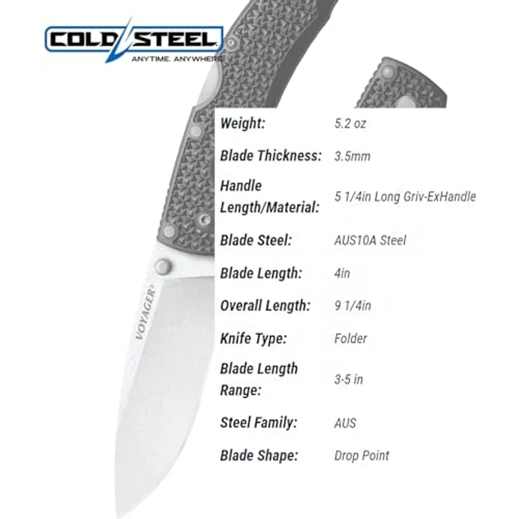Cold Steel Cold Steel VOYAGERLARGEDROPPOINT29AB – Bild 7