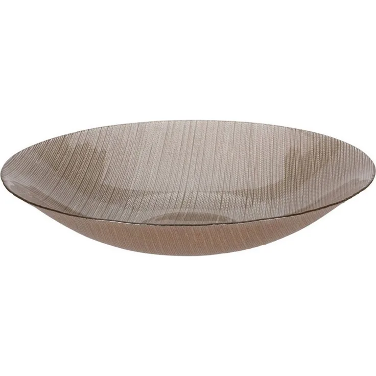 Home & styling collection Schüssel Schale aus Glas KARNEOL, Ø 30 cm, Glas, (1 Stk)