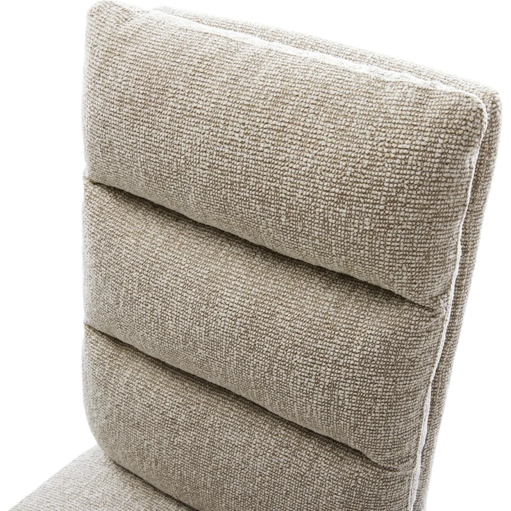 Freischwinger Pela-Flex Webstoff Soft Beige Freischwinger flach Schwarz Taschenfederkern – Bild 4
