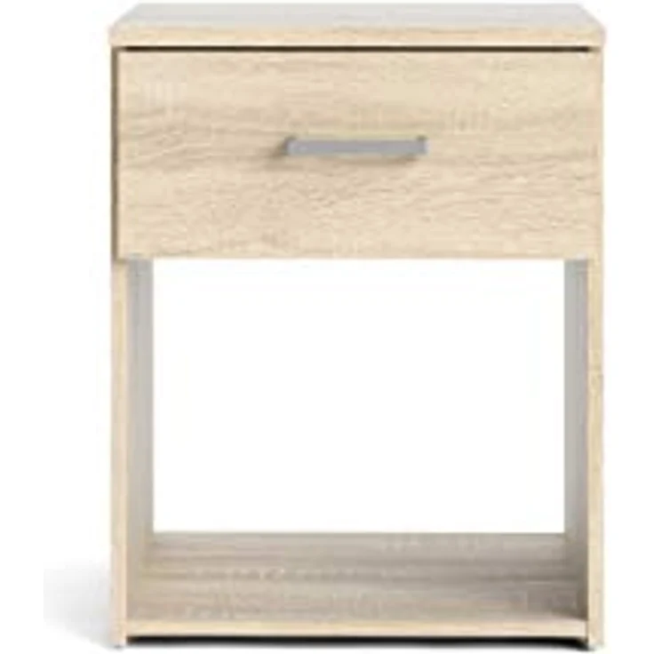 Nachttisch, Eichenfarbe, Maße 37,6 x 47,5 x 35,95 cm – Bild 6