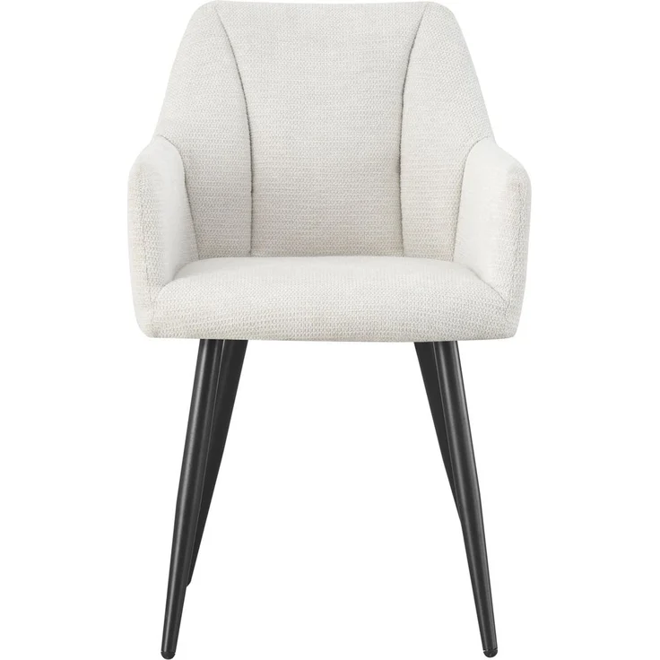 Stuhl 2er Set Barcelona Stühle in Creme - gemütliches Design - Top Qualität B/H/T: 55x82x62 cm – Bild 6