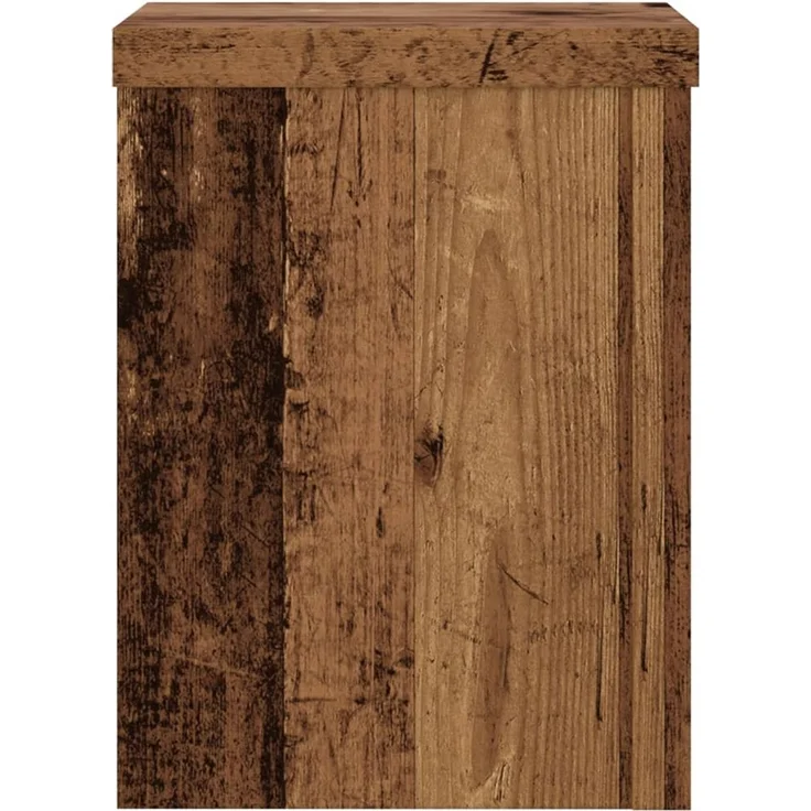 vidaXL Pflanzenständer 2 Stk. Altholz-Optik 15x15x20 cm Holzwerkstoff 852895 – Bild 6
