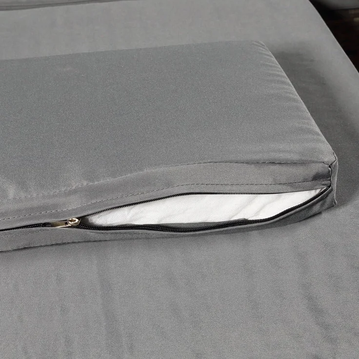 Gartengarnitur Sitzgruppe Lounge Garten Ecksofa Tisch Rattanmöbel grau 5tlg. – Bild 7