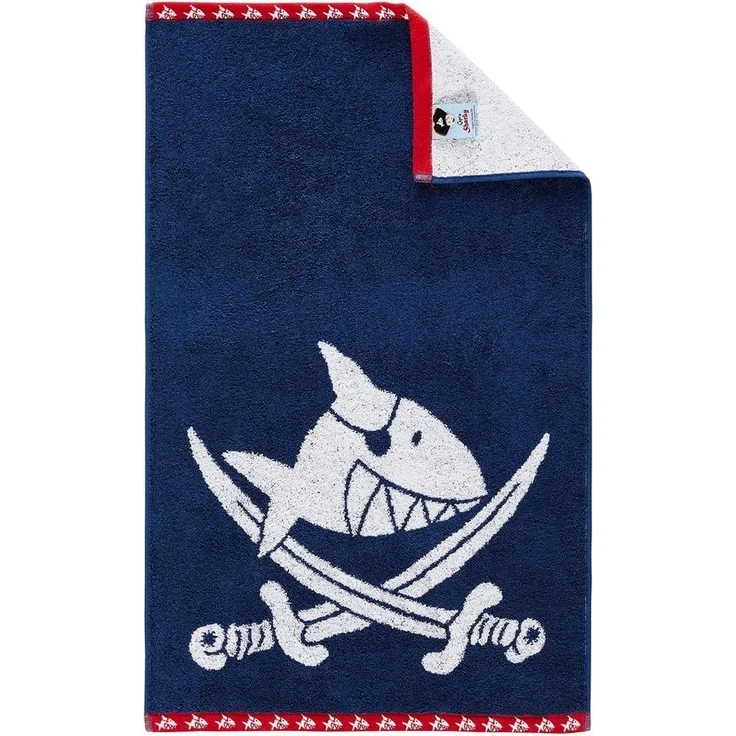 Dyckhoff Handtuch 'Capt'n Sharky' Handtuch 50 x 70 cm Blau – Bild 1