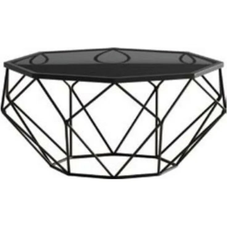 Design Couchtisch mit Beistelltisch 2tlg. Set Edelstahl Tisch Sofa Tische