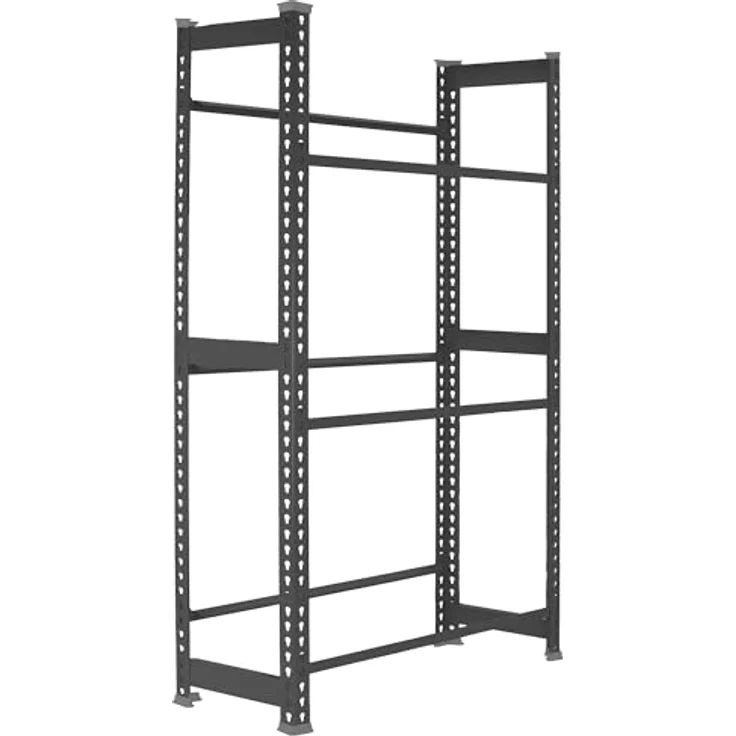 Simonrack Getränkekistenregal, 3 Kästen, Flaschenregal, Getränkekistenhalter, Kistenregal, Weiss - Simonbottle – Bild 7