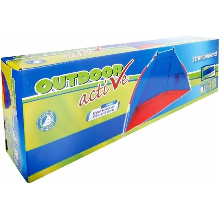 Outdoor active Strandmuschel 220x110x110 cm, inklusive Tasche