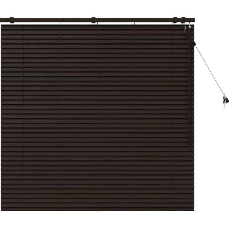 vidaXL Venezianische Jalousie Dunkelbraun 130 x 130 cm 35 mm 42015547 – Bild 2