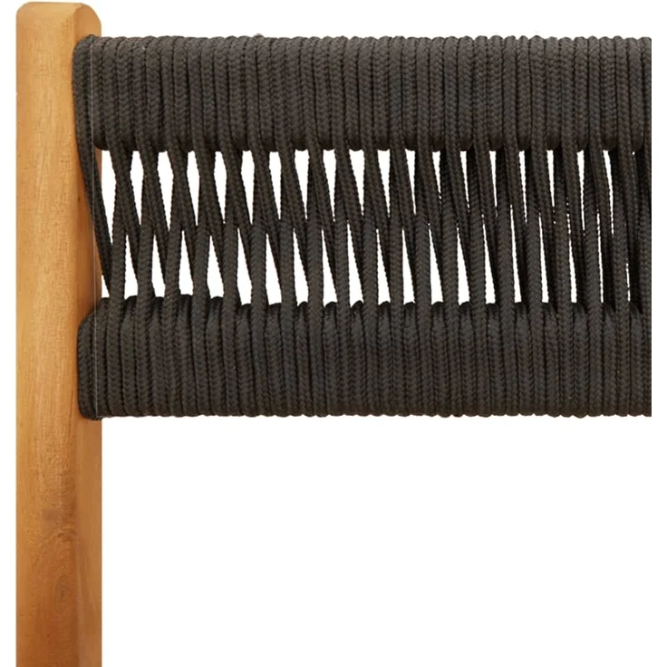 vidaXL Gartenstühle 4 Stk. Klappbar Schwarz Massivholz Akazie 3214601 – Bild 8