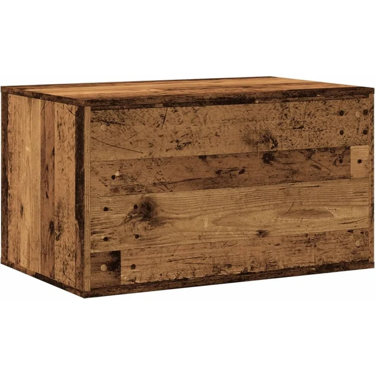 vidaXL Katzenklo Altholz-Optik 80x50x45 cm Holzwerkstoff 857740 – Bild 7
