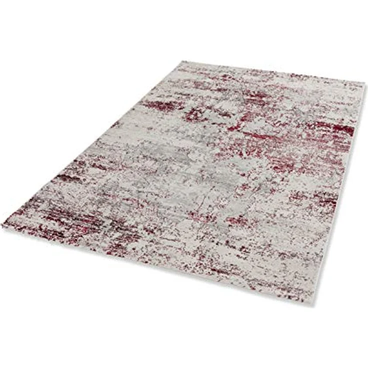 Novel Webteppich Antea, rechteckig 80x150 cm, creme-rot, Vintage-Design, pflegeleicht, antistatisch, für Fußbodenheizung geeignet – Bild 6