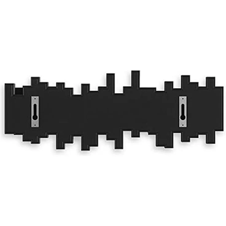 Umbra Hooks Stäbchen Mehrfach Wandhaken, Aufhänger, Kleiderhaken, Kleideraufhänger, Garderobenhaken, 5 Haken, Kunststoff, Schwarz, 318211040 – Bild 4