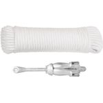 vidaXL Klappanker mit Seil Silbern 1,5 kg Temperguss 94284