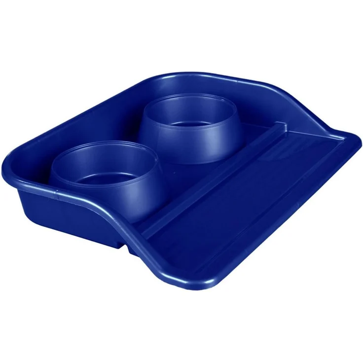 Futternapf Fressnapf Wassernapf Futternapfunterlage Katze Hund Blau