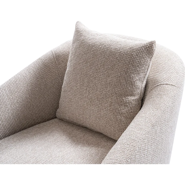 Sitzgruppe/Sofa Set - Wohnzimmergarnitur "Olvina" 3+3+1-Beige – Bild 20