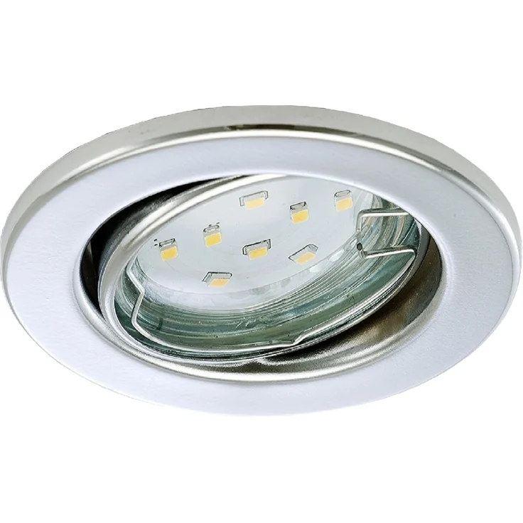 TRANGO LED Einbauleuchte, 6er Set 6729-068-5WAK Einbaustrahler in Rund Chrom inkl. 6x 5 Watt GU10 LED Leuchtmittel 3000K warmweiß & 6x GU10 Lampenfassung, Deckenspots, Einbauspots, Deckenleuchte – Bild 5