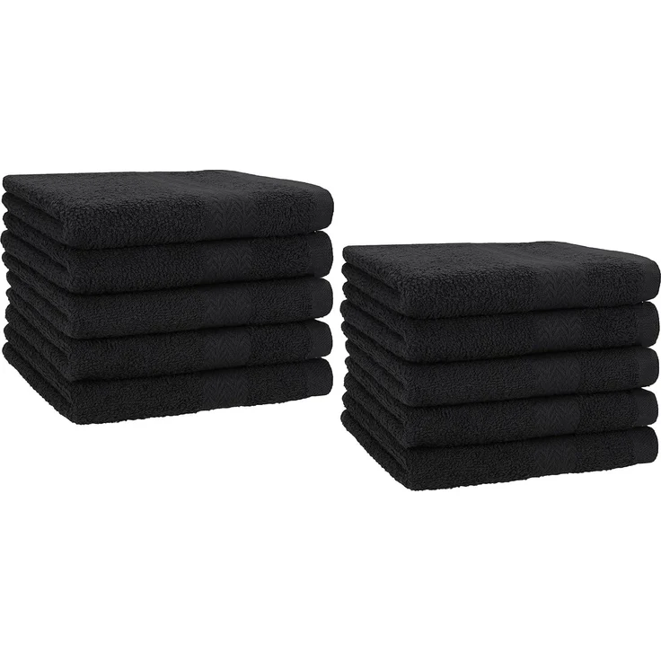 Betz Gästehandtücher 10 tlg. Gästehandtücher-Set PREMIUM 100 % Baumwolle 30x50cm, 100% Baumwolle (10-St)