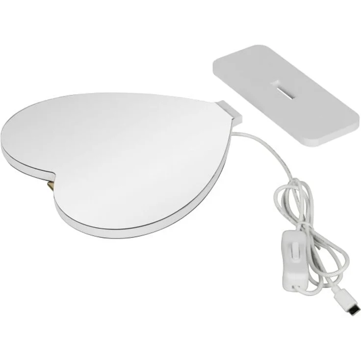 Reality LED-Wandleuchte Coracon rot USB-C-Anschluss – Bild 4
