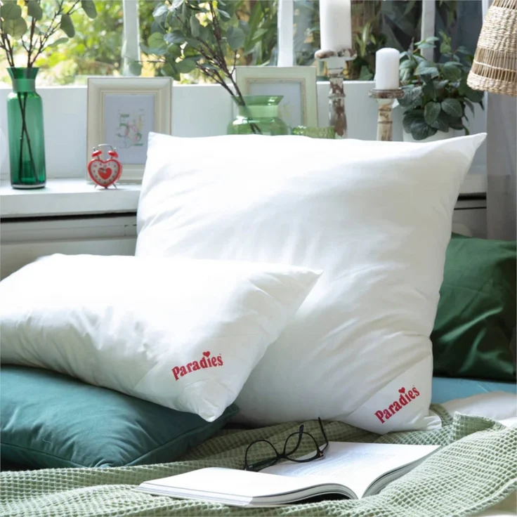 Paradies 'Softy' Kopfkissen, Baumwolle, 40x80 cm – Bild 2