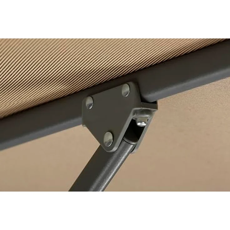 Schneider Marktschirm 'Korsika' 270 x 270 cm, quadratischer Sonnenschirm mit 100 % Polyester-Bespannung, anthrazitgrau pulverbeschichtet – Bild 6