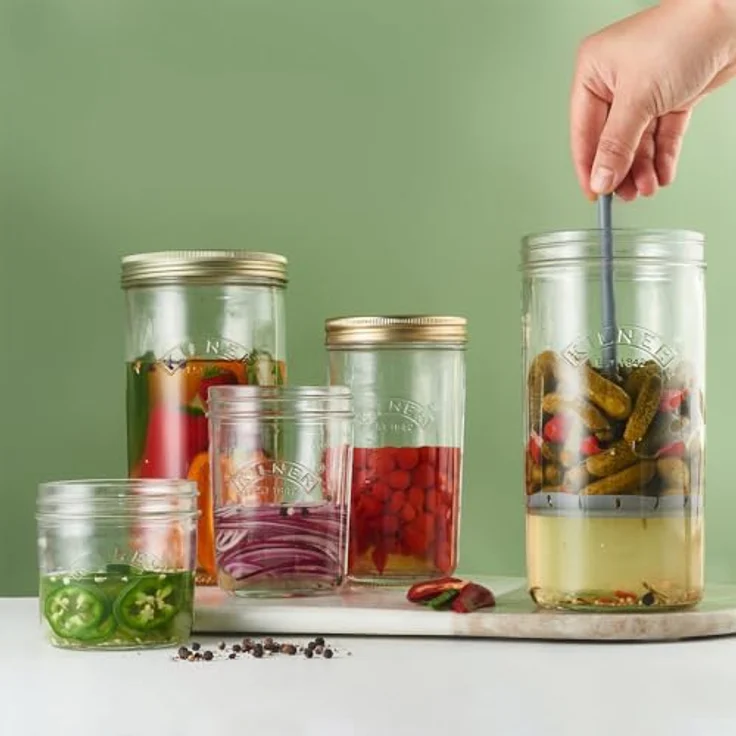 Kilner Weithalsglas mit Heber 1 L – Bild 11