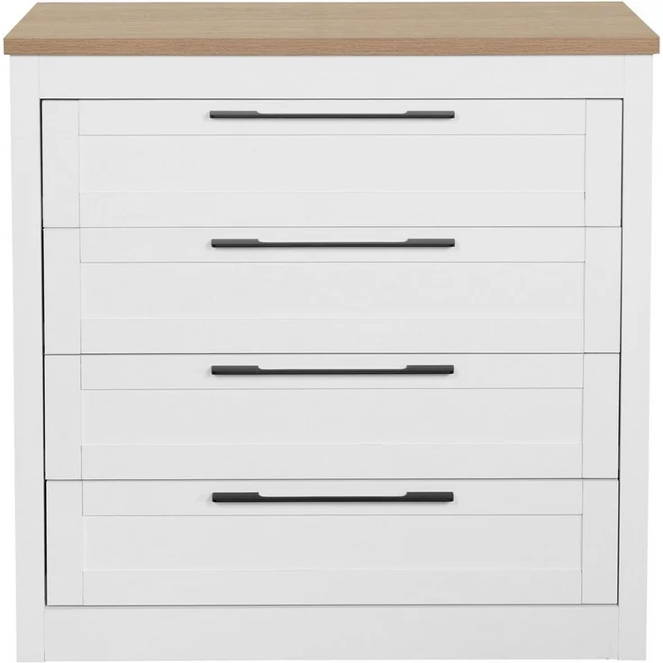 OTTO home Schubkastenkommode Büsum Schlafzimmer Schrank Wäscheschrank, Sideboard mit 4 Schubladen im Landhaus Design Bestseller – Bild 3