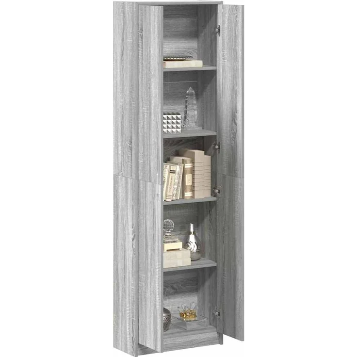 vidaXL Kleiderschrank Graues Sonoma 55 x 25 x 189 cm 3334013 – Bild 3