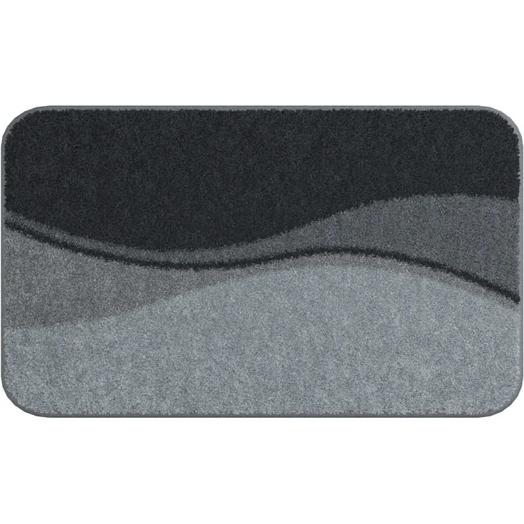 Linea Due Flash Badteppich 60x90 cm anthrazit – Bild 1