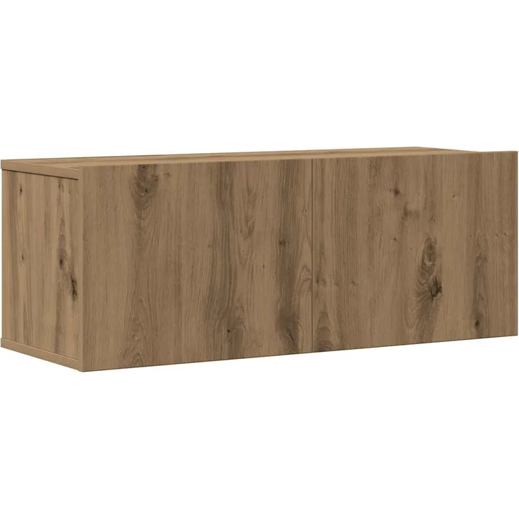 vidaXL 4-tlg. TV-Schrank-Set Wandmontage Artisan-Eiche Holzwerkstoff 3329156 – Bild 3