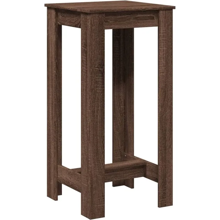 vidaXL Bartisch Braun Eichen-Optik 51x50x103,5 cm Holzwerkstoff 854406