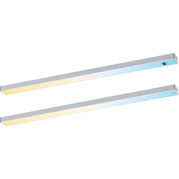 Paulmann 98609 LED Unterschrankleuchte Inline Basis 2er-Set 35cm tunable white chrom matt – Bild 1