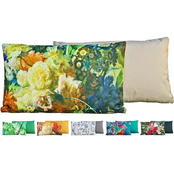 JACK Dekokissen Outdoor Lounge Kissen 30x50cm Motiv inkl. Füllung, mit Lotus-Effekt, Robust, Strapazierfähig, für Innen & Außen geeignet – Bild 2